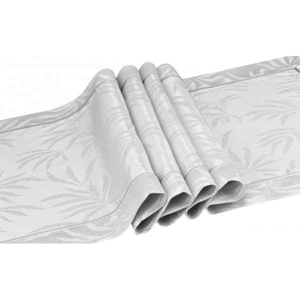 Bieżnik POLONIA 50x150 cm srebrny