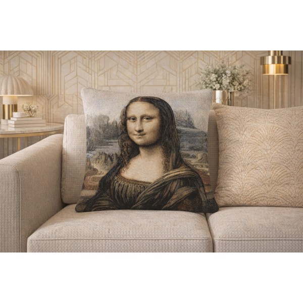 Poszewka dekoracyjna 45x45 cm Mona Lisa Gobelinowa Premium
