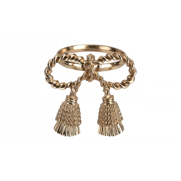 Obraczka na serwetę Kokardka złota 158753