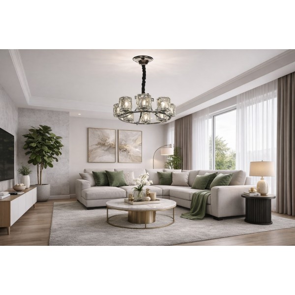 Lampa wisząca kryształowa Estrela 60158/8