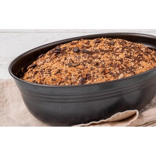 Owalna forma do chleba 26x16 cm Black Metalic 6520 Zenker