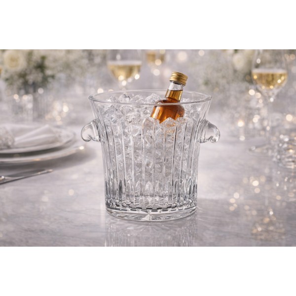 Pojemnik na lód kryształowy 14 cm