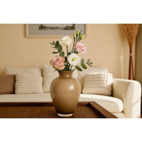 Wazon szklany 29 5 cm opal 10401