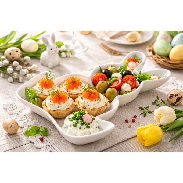 Patera porcelanowa Królik 20 cm