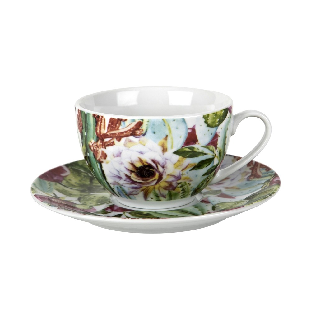 Filiżanka ze spodkiem 250ml Tropic