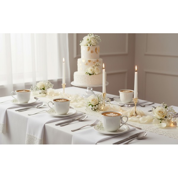 Komplet 2 filiżanek 250 ml + spodki Atlanta