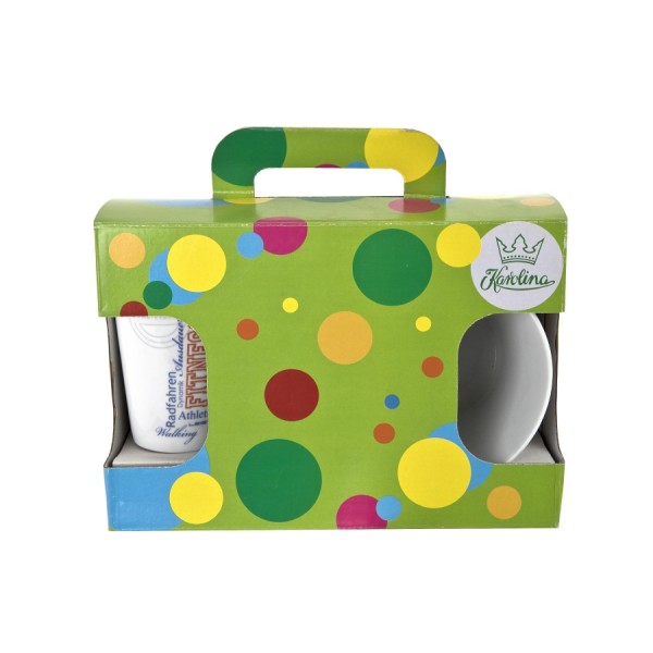 Garnitur śniadaniowy dla dzieci Fitness 3 el.