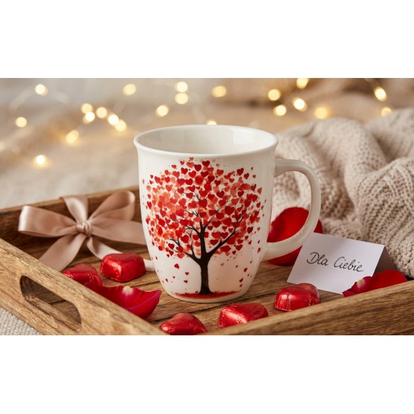 Kubek porcelanowy 650 ml Drzewo
