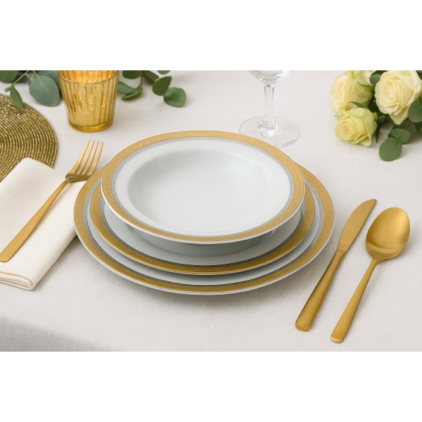 Komplet talerzy dla 6 osób Lorraine G768