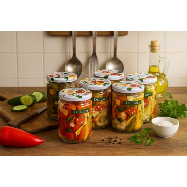 Komplet 6 słoików 400ml Shrink