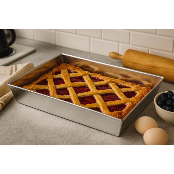 Brytfanna/Forma do ciasta 36x28 cm Spinwar fakturowana