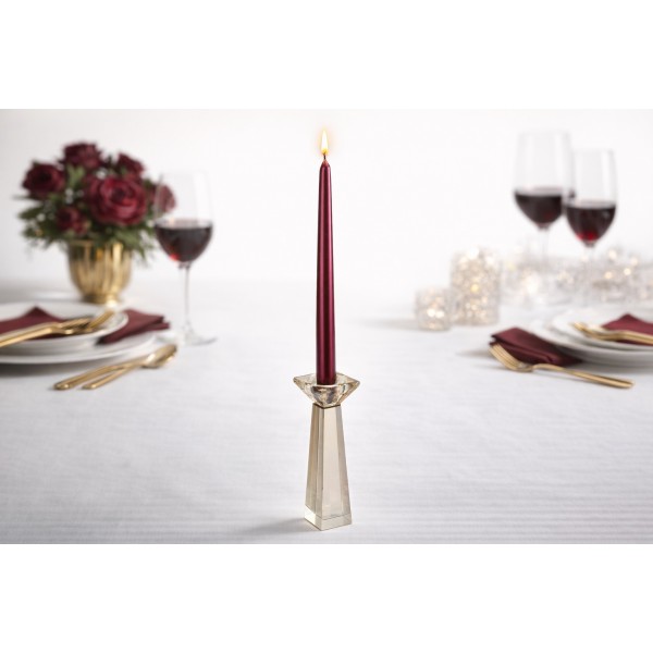 Świecznik szklany 20 cm CX1226