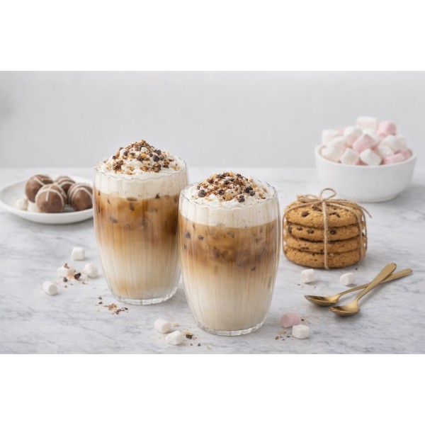 Komplet 2 szklanek 300 ml z podwójną ścianką FLOWER