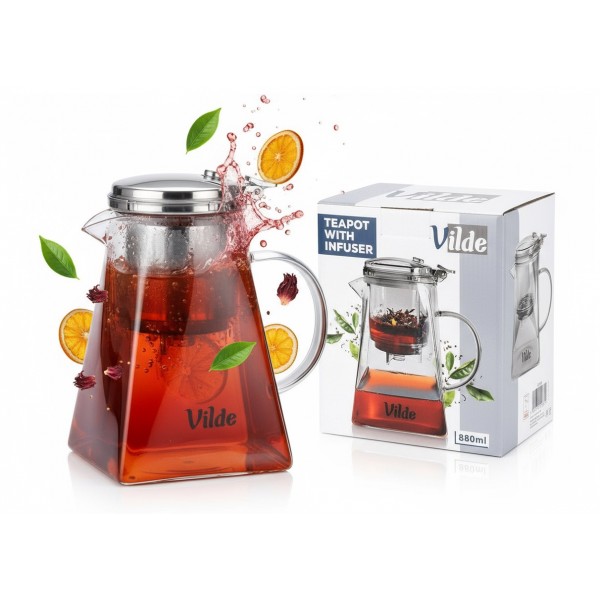 Dzbanek z zaparzaczem 880 ml Vilde
