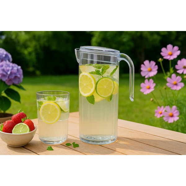 Dzbanek nietłukący 1 8 L z pokrywką