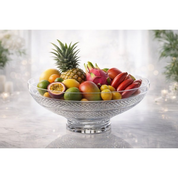 Owocarka kryształowa 40 cm Violetta