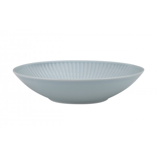 Talerz głęboki 21 5 cm Dalia Niebieska