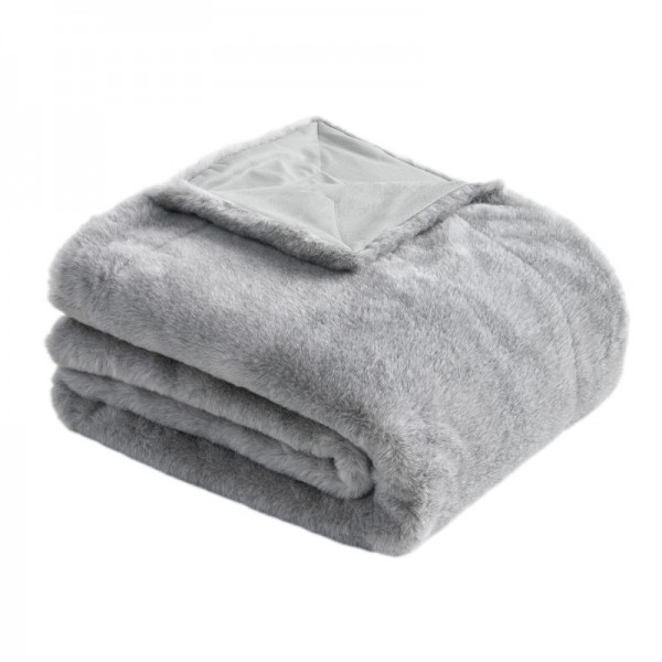 Koc futrzany 150x200 cm Bugatti IB3918-800 szary