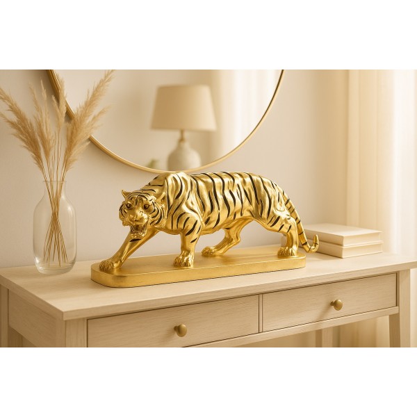 Figurka ozdobna Tygrys Złoty