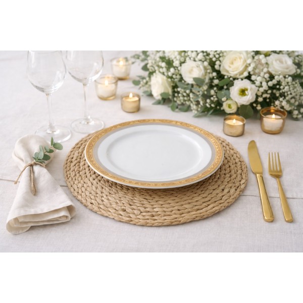 Komplet 6 talerzy deserowych 19 cm Lorraine G768