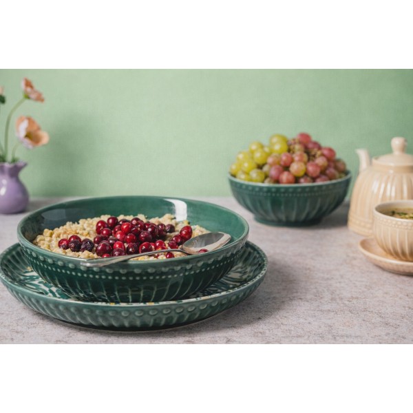 Talerz głęboki 18 cm Mosaique Olive