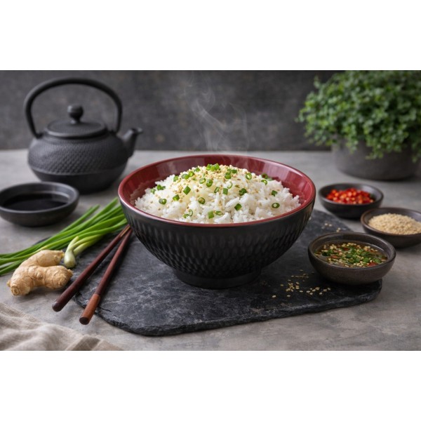 Miska 2 2L Asia czarno-czerwona