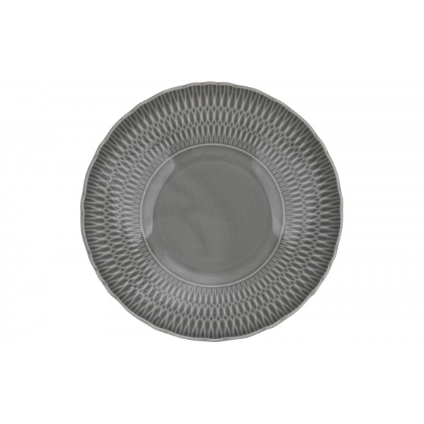 Talerz głęboki 22 cm Sofia Szara
