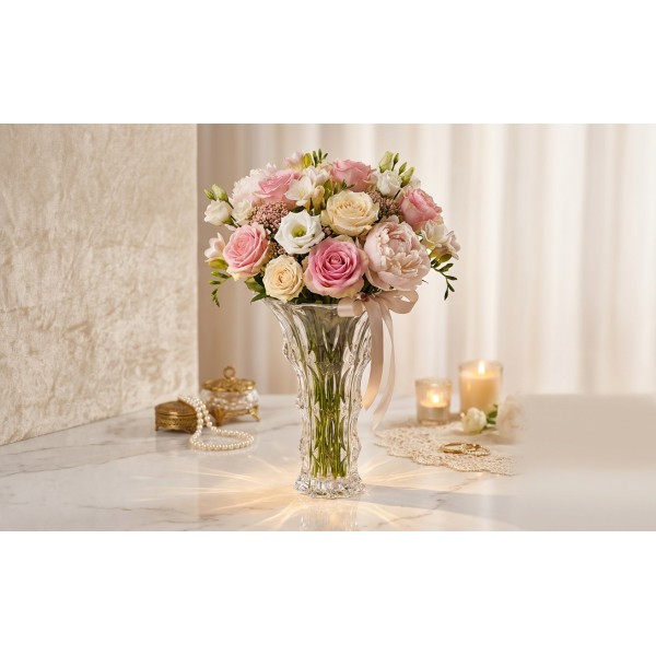 Wazon kryształowy 30 5 cm Fortune