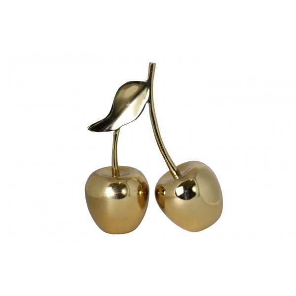 Figurka dekoracyjna Wiśnie 34 cm złote