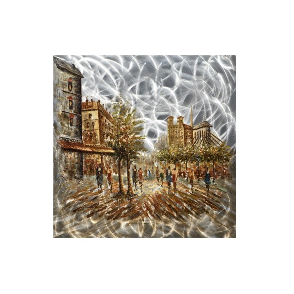 Obraz na płotnie 100x100 cm uliczny spacer