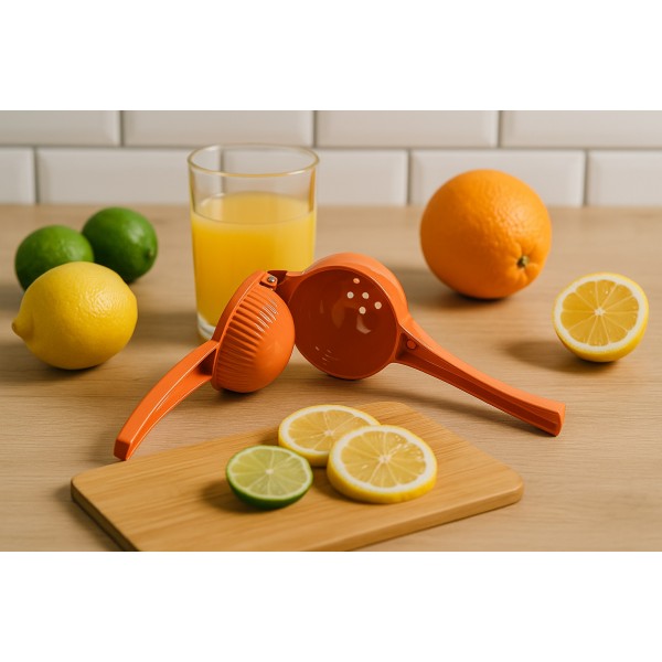 Wyciskacz do cytrusów Basic Kitchen pomarańczowy