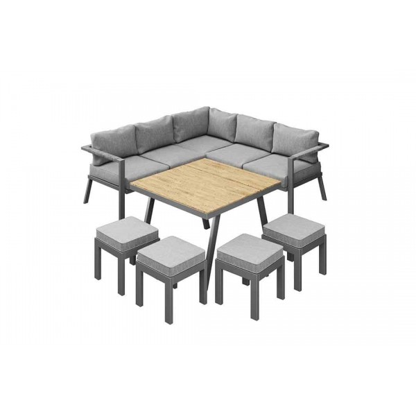 Zestaw ogrodowy GRADO II antracyt