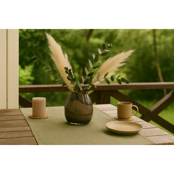 Wazon szklany 10 5 cm Józefina 334855