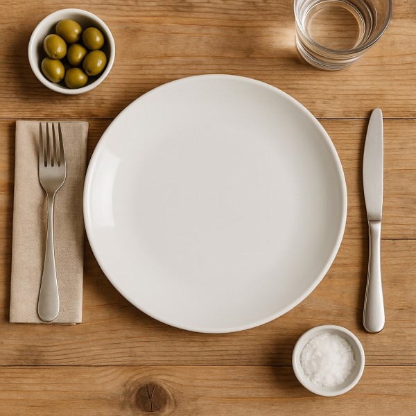 Talerz do pizzy biały 27cm Barilla