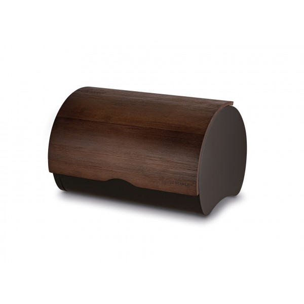 Chlebak stalowy 32x24x20 5 cm Starlet Brown