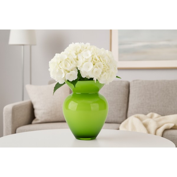 Wazon szklany 18 cm jasna zieleń Asa Glass