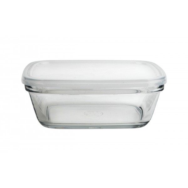 Szklany pojemnik na żywność 1700 ml Freshbox Biały 40364