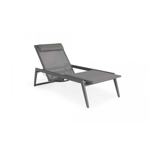 Leżak ogrodowy TERME antracyt