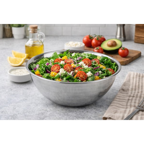 Miska nierdzewna 28 cm wysoka 3 3 L