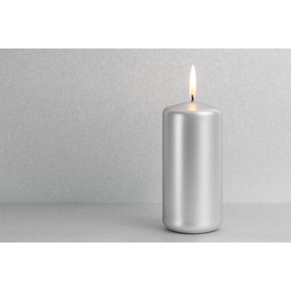 Świeca klubowa 15 cm perłowa metalik KL-5 150/58