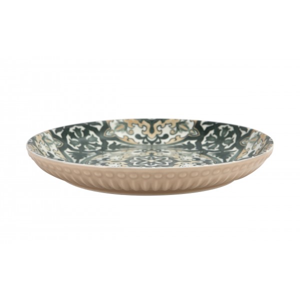 Talerz płytki 21cm Mosaique Beige Decal