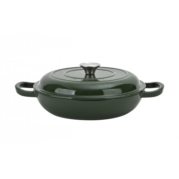 Brytfanna żeliwna 2 4 L niska Verdeluxe 8028