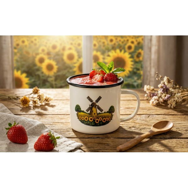 Kubek emaliowany 700 ml Młyn