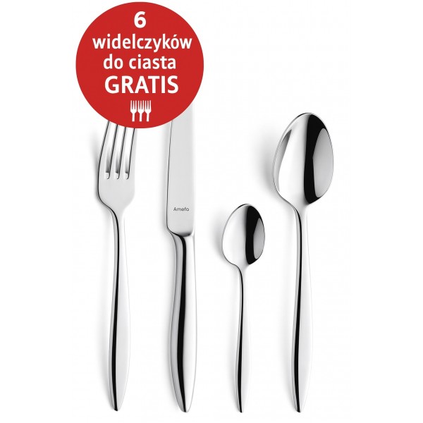 Komplet sztućców dla 6 osób Tendence 24 cz.