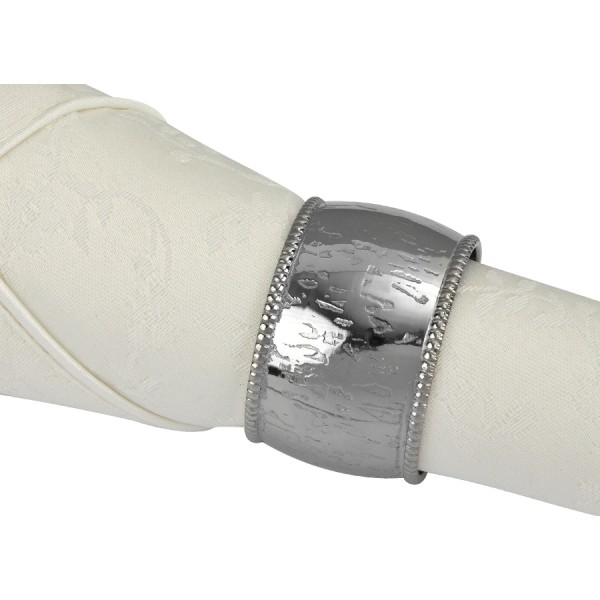Obrączka na serwetę MI silver