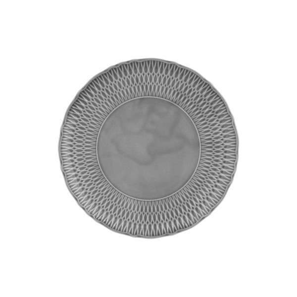 Talerz płytki 28 cm Sofia Szara