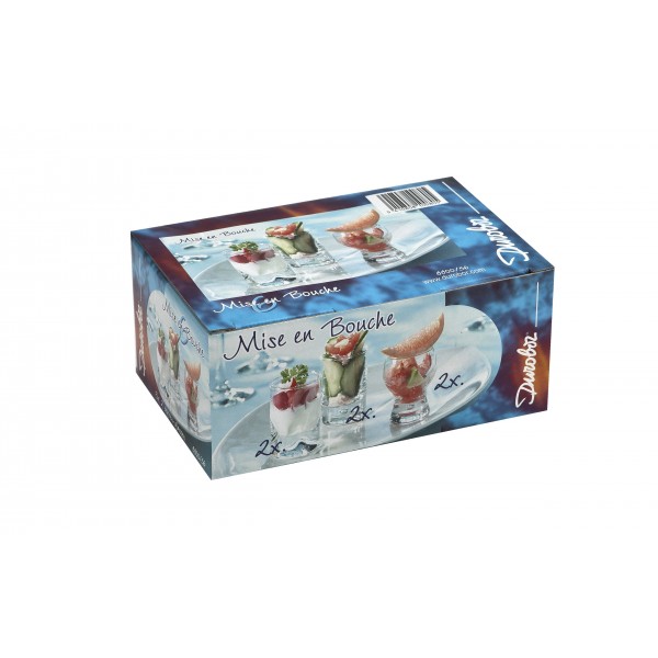 Komplet 6 kieliszków 50 ml Mise en Bouche MIX