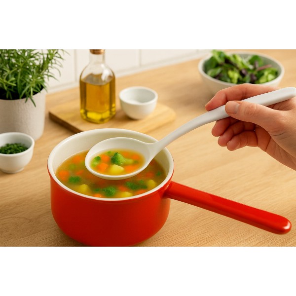 Łyżka kuchenna 30 cm biała