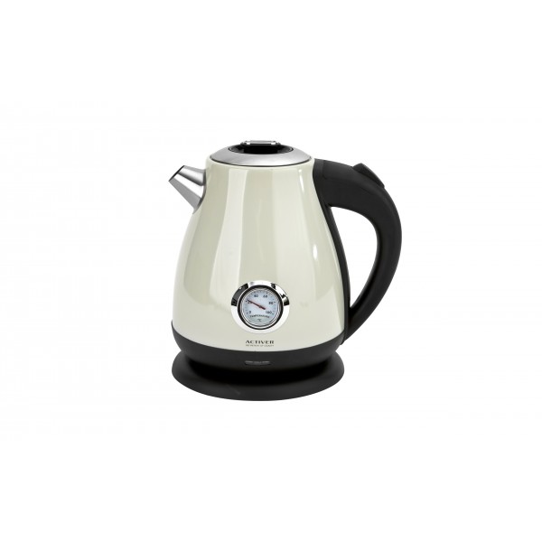 Czajnik elektryczny 1 7 L z termometrem Ebba kremowy