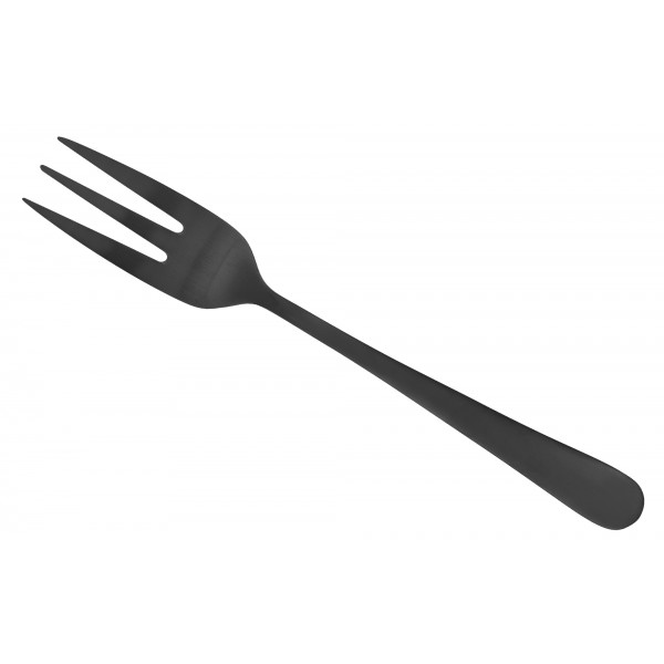 Komplet 6 widelczyków do ciasta Austin czarne